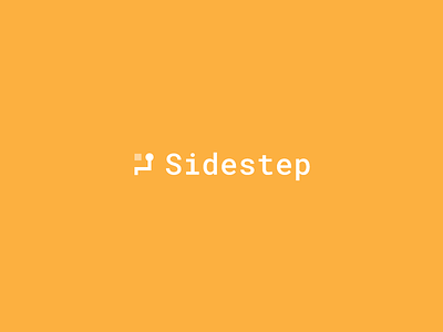 Sidestep branding geometric icon illustration logo mark minimal modern monospace obstacles shapes symbol