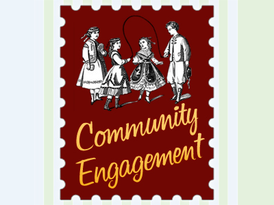 Community Management community engagement red stamp yellow