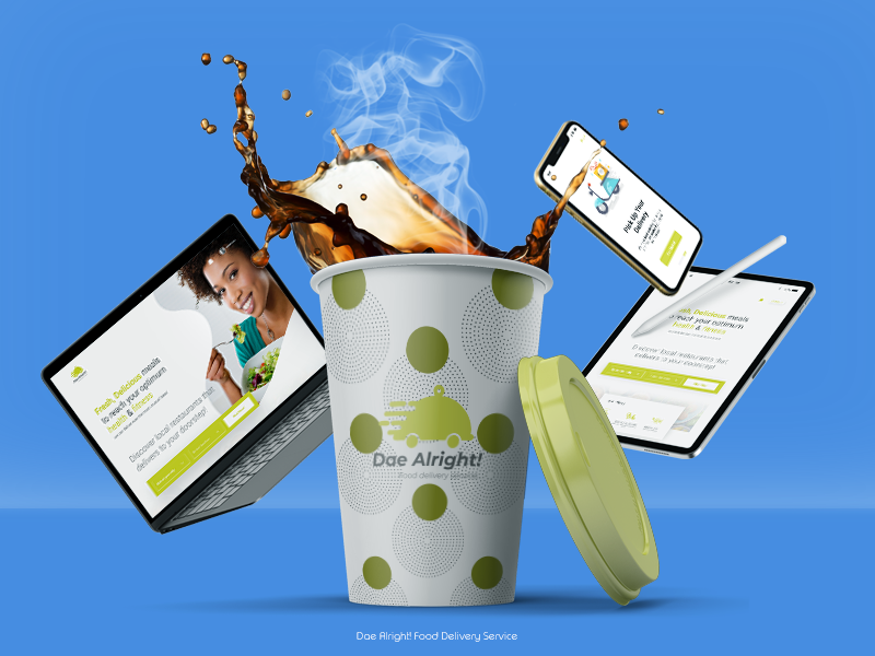 Brand Assets mobile app food ui ux local design restaurant restaurant app food delivery food and drink compositions illustrations brand identity devices coffee ui ui ux design logo branding