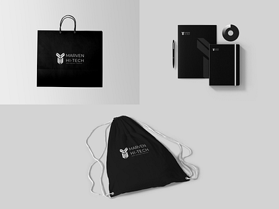 Brand Assets 02 bag book brand branding logo logodesign office