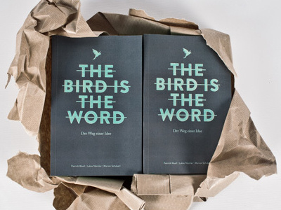 The bird is the word bachelor birds book cover design designmonat graz monat month the bird is the word thesis