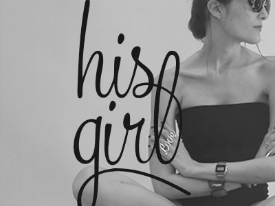 his girl his girl video photography lettering typography black white glasses love editorial shooting