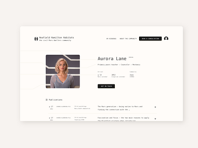 Daily UI 006 :: Profile page adobe illustrator branding dailyui design fiction future graphic design illustration illustrator logo profile page sketch space space travel ui