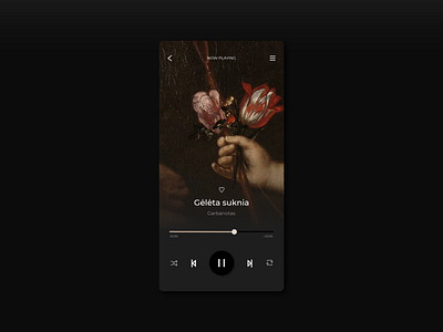 Daily UI 009 :: Music player adobe illustrator app design daily ui dailyui design mobile music music player player sketch ui