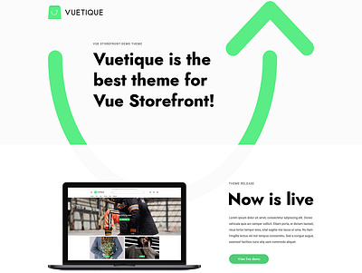 Vuetique.io | PWA #1 Theme Winner ecommerce progressive web app pwa ui ux uxui