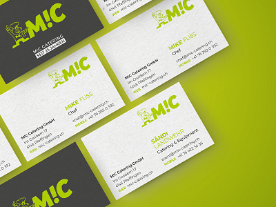 MIC Catering Website, Design and Branding branding corporate design logo logo design typography uidesign webdesign website website design