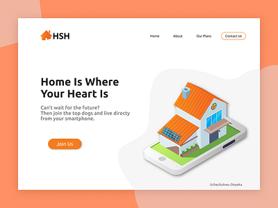 Landing Page Concept africa figma home landing page real estate