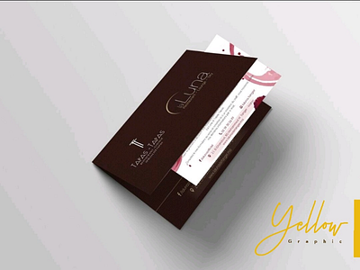 Restaurant card card menu invitation