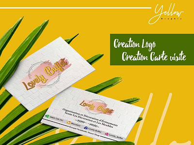 Carte visite card design cute