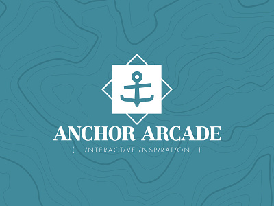 Anchor Arcade anchor arcade barnding design inspiration interactive logo nautical tech web