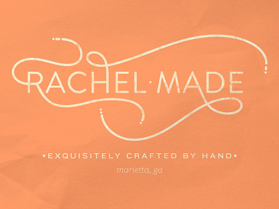 Rachel Made Products ambient ambient media branding identity logo