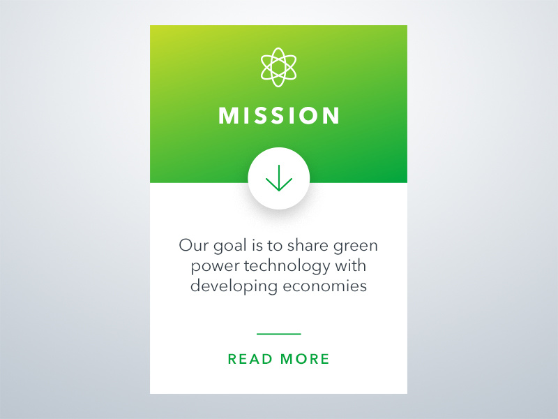 Greenpotech - UI Elements web design mission icons user interface ux ui