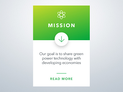 Greenpotech - UI Elements icons mission ui user interface ux web design