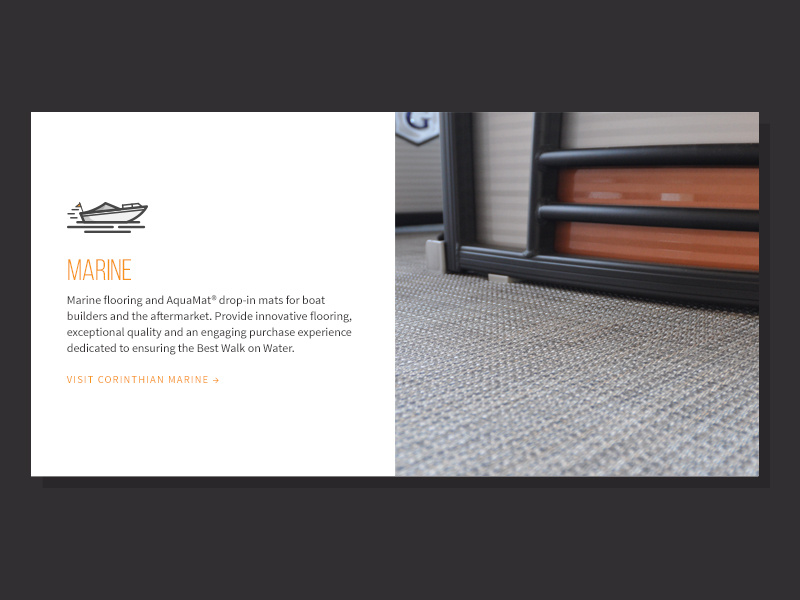 Product UI Card web design clean marine products icons user interface ux ui
