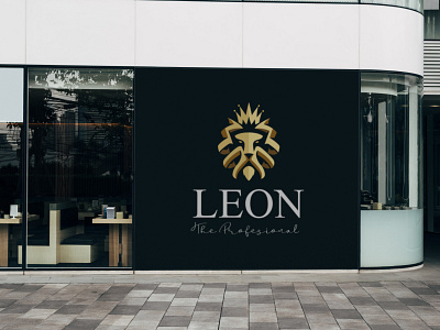 Lion logo design and brand illustration