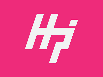 Letter HP and HJ logo design vector