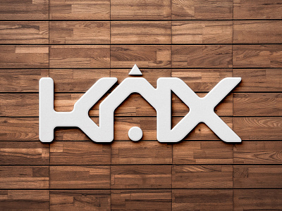 Letter KnX logo design
