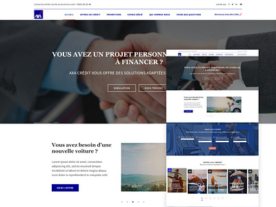 AXA CREDIT app application branding design design app illustration photoshop typography