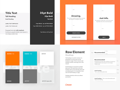 Style Guide branding design pdf style guide typography ui ux