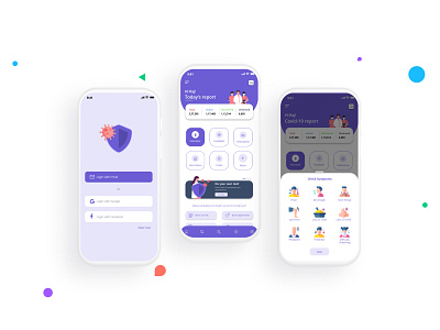 Volunteer App-01-Covid 19 3d animation graphic design ui