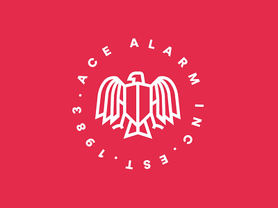 Ace brand brand identity branding corporate identity eagle emblem identity logo mark seal security