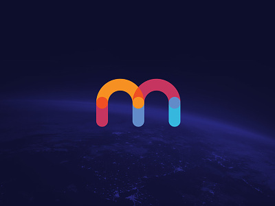 Medutopia Logo brand branding color corporate identity education emblem identity logo m mark