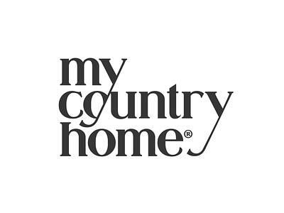 My Country Home Logo Design brand identity branding logo logotype