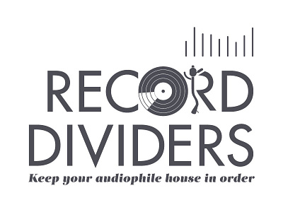 Record Shop Logo audio futura illustration logo lp music organize records vector vinyl