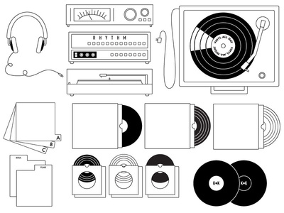 Vinyl Illustrations