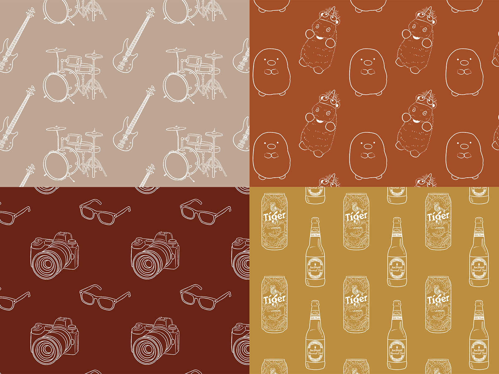 Virtual Background Patterns by Leanza Garcia on Dribbble