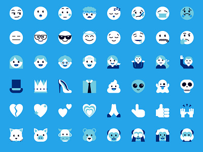 Minimalist Emoji Icons design emoji emojis graphic graphics icon icons illustration
