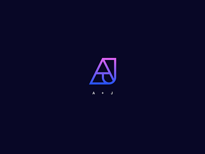 Concept Logomark AJ design graphic design identity logo minimal vector