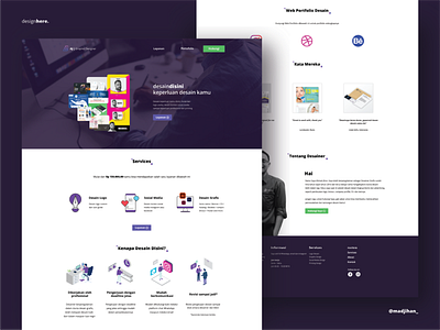 Landing Page - Designer Portfolio