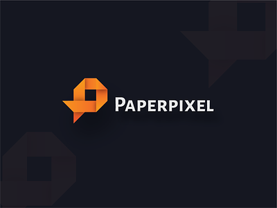 PaperPixel Logo (unused) art brand branding character design flat graphic design icon identity illustration illustrator logo minimal type typography ui vector