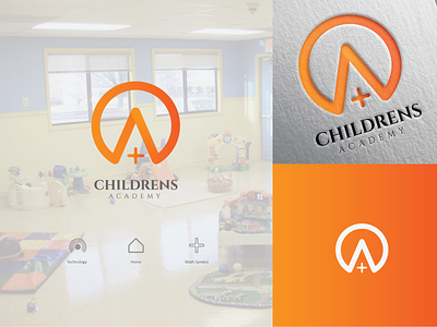 A+ Childrens Academy Logo art brand branding character design flat graphic design icon identity illustration illustrator layout logo minimal type vector