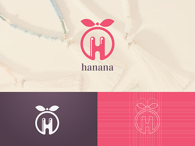 hanana Logo (approved logo design) art brand branding character design flat graphic design identity illustration illustrator layout logo minimal vector