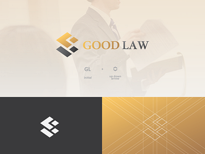 Logo Good Law (unused) branding design flat graphic design identity illustrator layout logo minimal vector