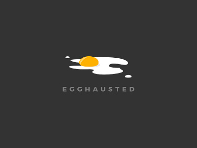Egghausted concept conceptual egg illustration illustrator vector vector illustration