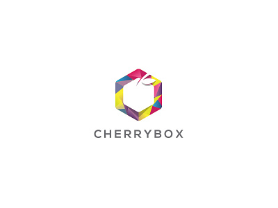 Cherrybox geometric illustrator logo logo design logos low poly vector