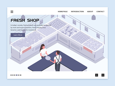 Fresh Shop Scene business scene