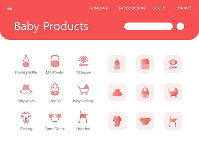 Icons - Baby Products 02 icon