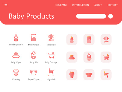 Icons - Baby Products 02