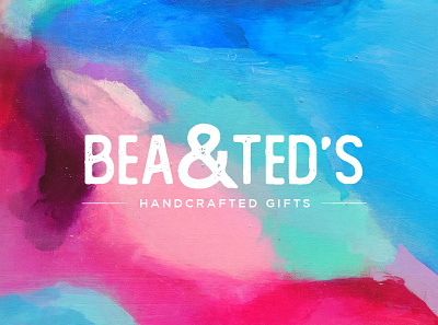 Bea & Ted's | Handcrafted Gifts branding design logo design type typography