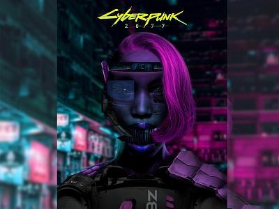 Cyberpunk 2077 Fanart // Zetatech Agent 80s conceptart cyberpunk cyberpunk 2077 design illustration illustrator photo manipulation photobash retro synthwave
