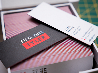 Film This Tyler / Business Cards branding business cards design graphic design logo print