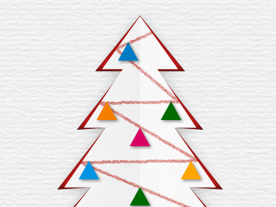 Christmas tree final version? card christmas christmas tree festive noel seasons greetings tree