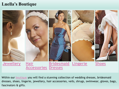 Luellas Boudoir - Website design