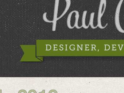 Paul Cripps .Com Re Design 2012 - Second Attempt blog folio personal portfolio redesign website