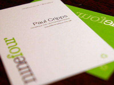 Nine Four - 2010 Business cards