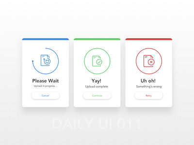 Daily UI #011 daily ui flash message mobile popup